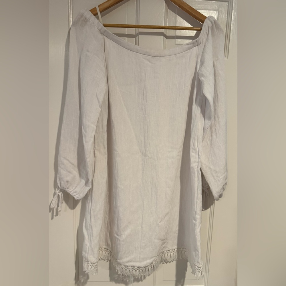 Lilly Pulitzer White Women's Dress with Lace Trim